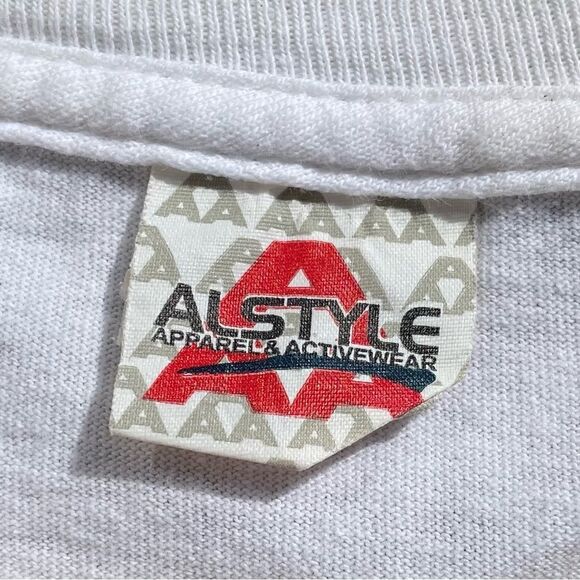 Strung Out American Punk Metal Rock Band Merch Graphic T-Shirt in White sz Small - Picture 5 of 6